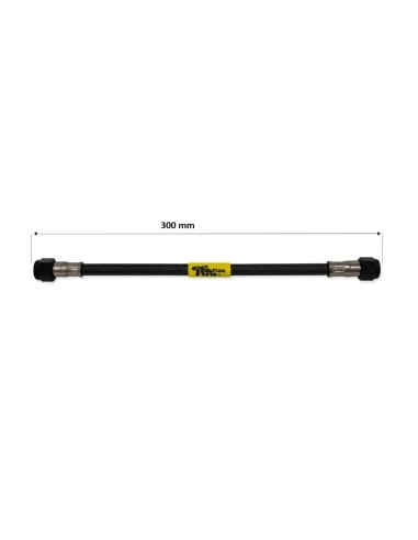 tubo latiguillo carbono 300 mm negro fren tubo a09c0300 linea de freno moto carbotech