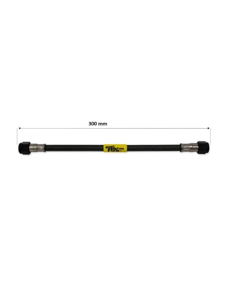 tubo latiguillo carbono 300 mm negro fren tubo a09c0300 linea de freno moto carbotech