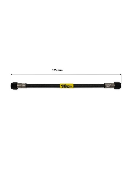 tubo latiguillo carbono 575 mm negro fren tubo a09c0575 linea de freno moto carbotech