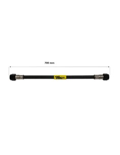 tubo latiguillo carbono 700 mm negro fren tubo a09c0700 linea de freno moto carbotech