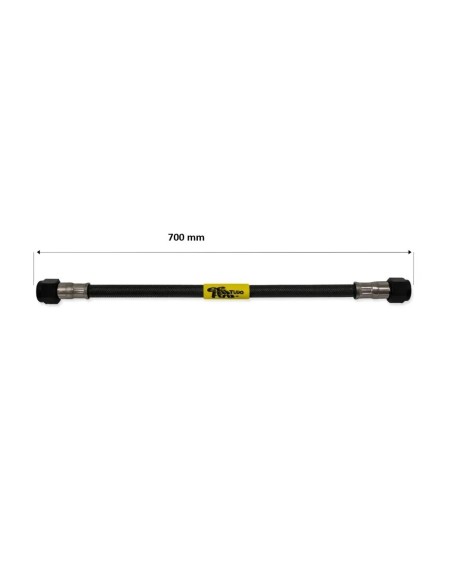 tubo latiguillo carbono 700 mm negro fren tubo a09c0700 linea de freno moto carbotech