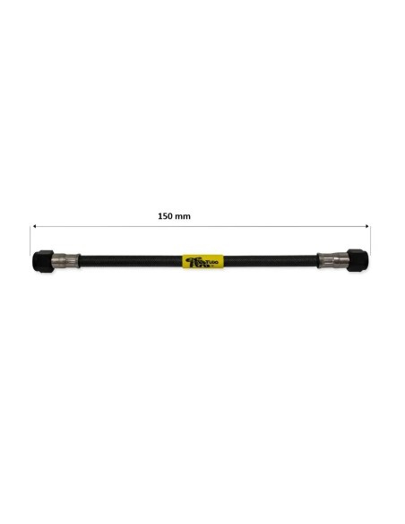 tubo latiguillo carbono 150 mm negro fren tubo a09c0150 linea de freno moto carbotech