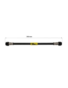 tubo latiguillo carbono 350 mm negro fren tubo a09c0350 linea de freno moto carbotech