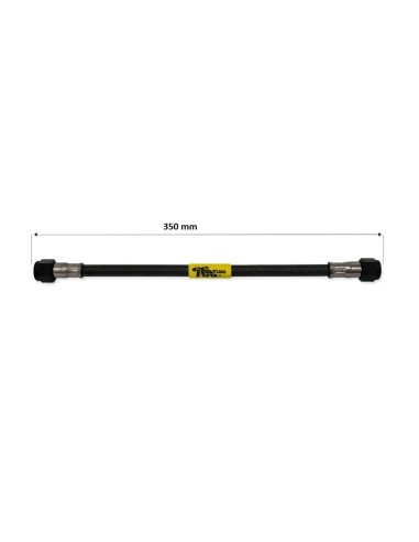 tubo latiguillo carbono 350 mm negro fren tubo a09c0350 linea de freno moto carbotech