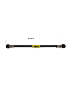 tubo latiguillo carbono 400 mm negro fren tubo a09c0400 linea de freno moto carbotech