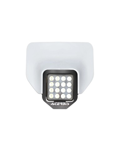 faro led acerbis 0025987 para husqvarna fe te 2024 2026 compatible con portafaro original