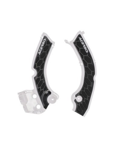 protector de chasis x grip acerbis 0026815 triumph tf250 x tf450 2024 2026 blanco negro