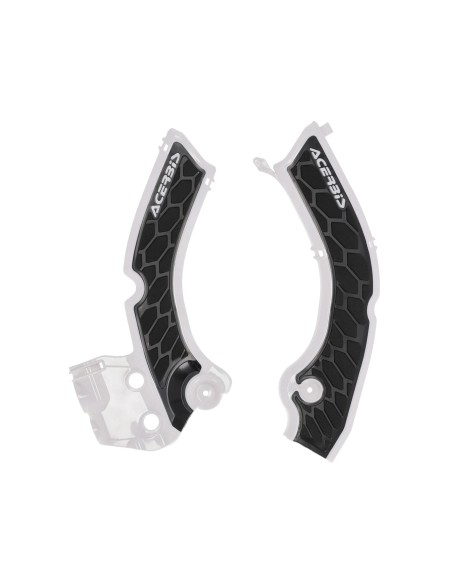 protector de chasis x grip acerbis 0026815 triumph tf250 x tf450 2024 2026 blanco negro