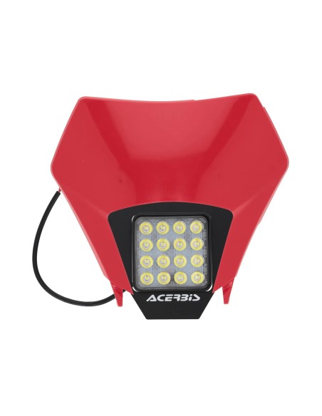 faro mascara led acerbis vsl 0027412 para gasgas 24 26 portafaro especifico