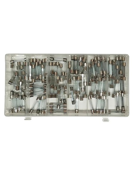 surtido fusibles de cristal toolhub 9835 para moto automocion 120 pzs