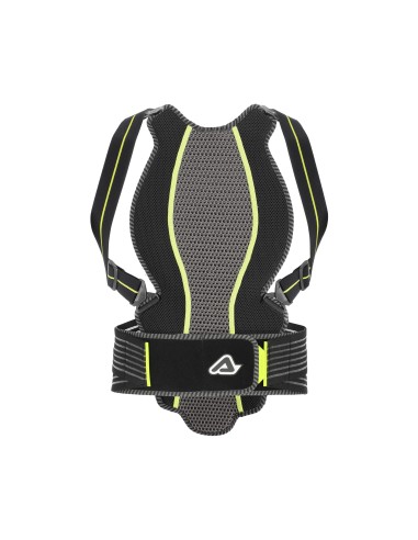 espaldera acerbis back comfort 2 0 negra y amarilla 0017172 318