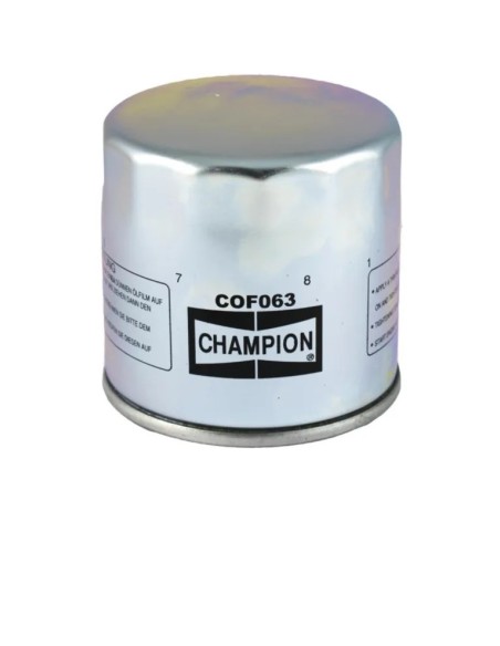 filtro de aceite champion para moto cof063