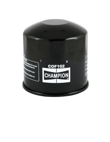 filtro de aceite champion para moto cof102