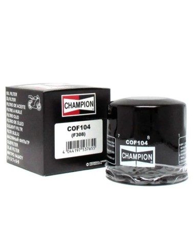 filtro de aceite champion para moto cof104
