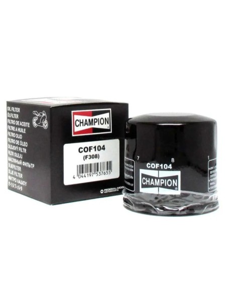 filtro de aceite champion para moto cof104