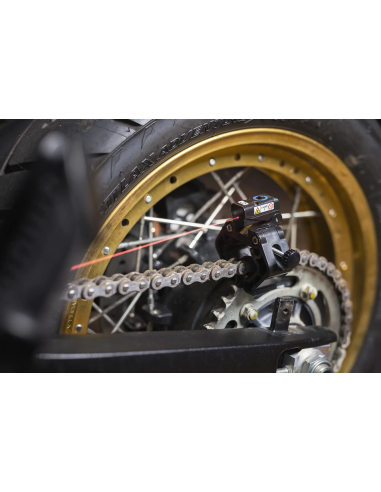 Alineador láser de cadena moto Oxford Chain Laser OX345 para ajuste de rueda trasera