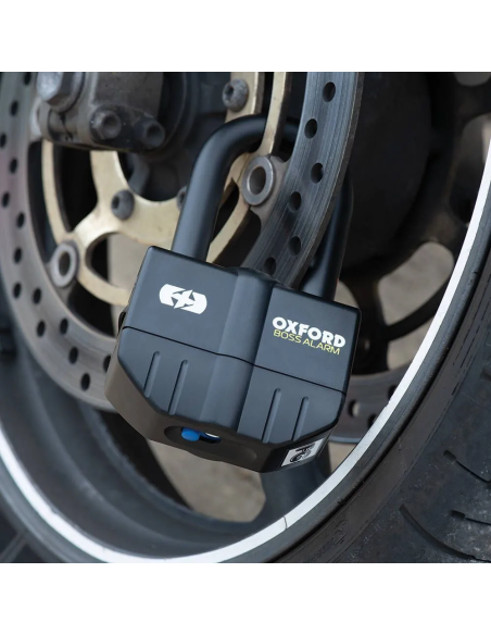 Antirrobo con alarma Oxford Boss Alarm LK484U 16 mm para moto