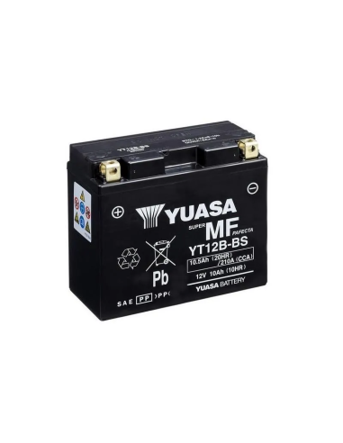 Batería para motocicleta Yuasa MF 10.5Ah CP - YT12B-BS