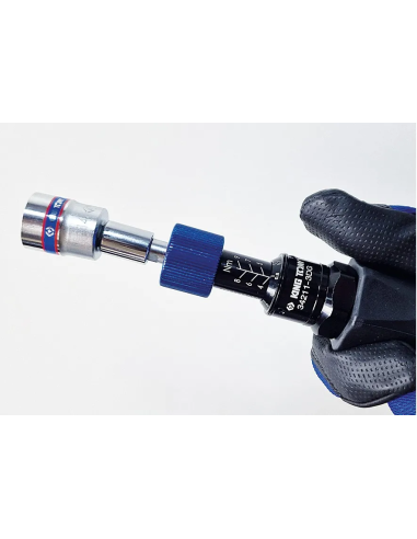 Destornillador dinamométrico 1/4 King Tony 34211_DG 4–9 Nm para moto