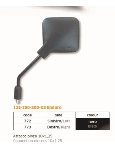 Espejo 125-250-300-Gs Enduro Izq - FAR772