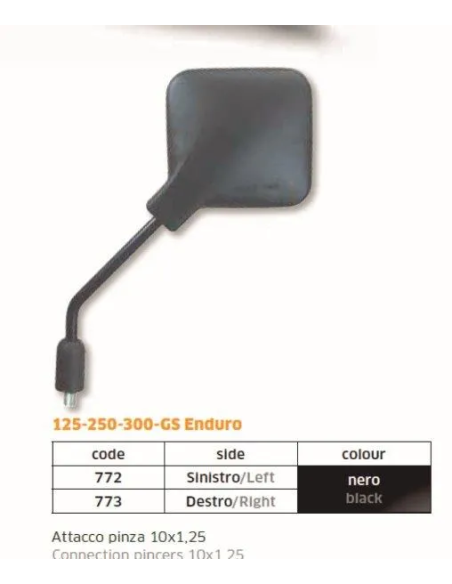 Espejo 125-250-300-Gs Enduro Izq - FAR772