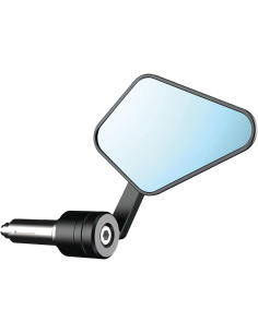 Espejo retrovisor bar end Oxford Arrow 360 OX511 negro para manillar 22 mm moto