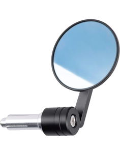 Espejo retrovisor bar end Oxford Circle 360 OX508 negro para manillar 22 mm moto
