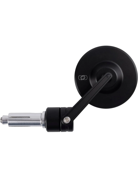 Espejo retrovisor bar end Oxford Circle 360 OX508 negro para manillar 22 mm moto
