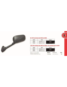 Espejo Yamaha R-6 03-06 R1 03 Izdo - FAR5481
