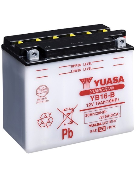 Batería Yuasa YB16-B Combipack Convencional