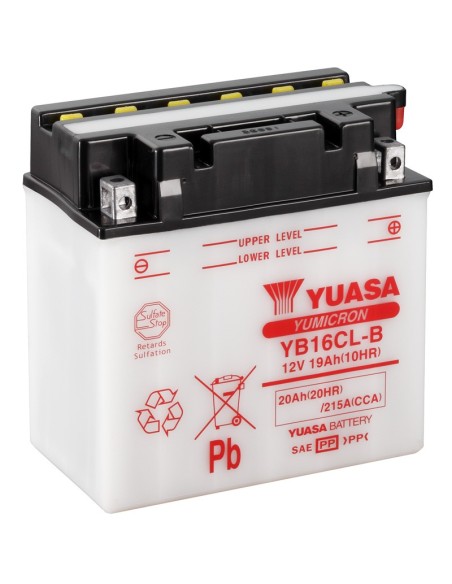 Batería Yuasa YB16CL-B Combipack Convencional