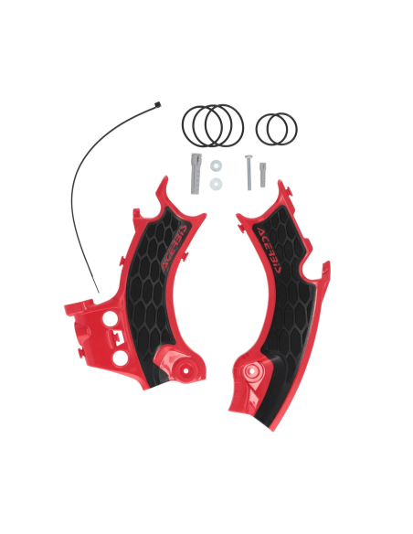Protector de chasis Acerbis X-Grip 0026618.349 rojo/negro Honda CRF 250/450 R-RX (2025–202