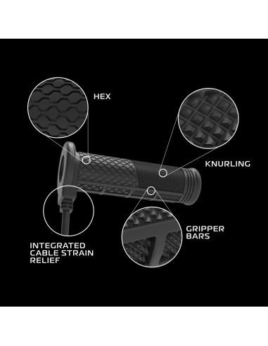 Puños calefactables moto Oxford HotGrips Pro 2.0 Touring EL401 22 mm con control integrado