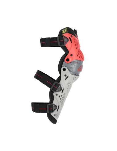 Rodillera Acerbis IMPACT PRO color gris y rojo 0027097.090