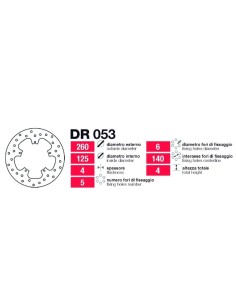 discos de freno del tras piaggio varios dr053