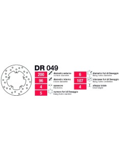 discos de freno delt piaggio varios modelos dr049