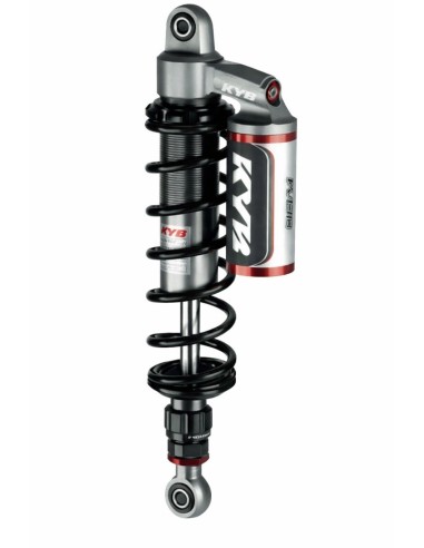 amortiguadores traseros kyb gas para honda forza 300 negro suspension