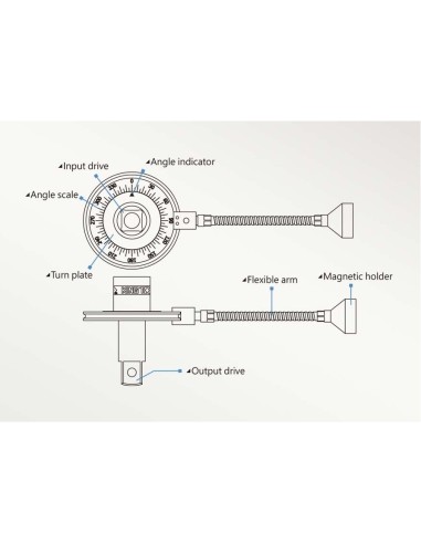 llave de apriete angular 1 2 king tony 34440a 0 360 grados para moto y coche