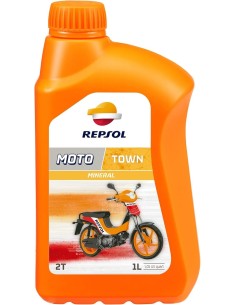 aceite mezcla 2t repsol moto town 2t rp151x51 1l api tc jaso fb para scooter moto