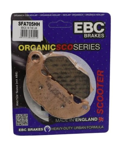 pastillas freno disco moto ebc sfa705hh compuesto hh juego