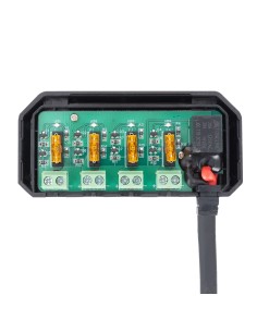 caja de conexiones 12v oxford el112 con rele y 4 salidas con fusible para moto 2
