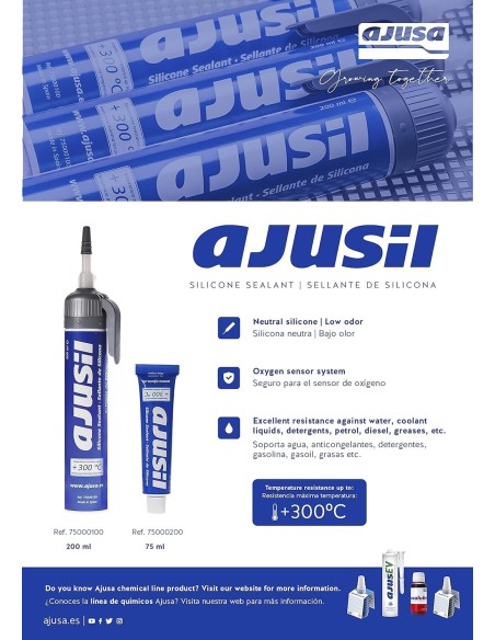 silicona para sellado ajusa embase 200cc 75000100