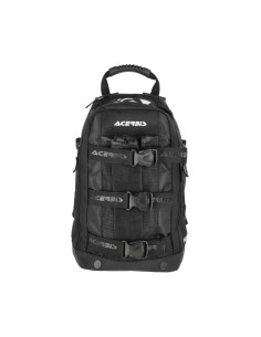 mochila moto acerbis shadow logo 38l negra 0026012 090 enduro off road