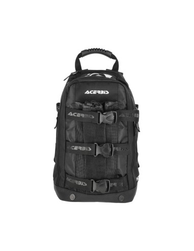 mochila moto acerbis shadow logo 38l negra 0026012 090 enduro off road
