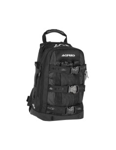mochila moto acerbis shadow logo 38l negra 0026012 090 enduro off road 2