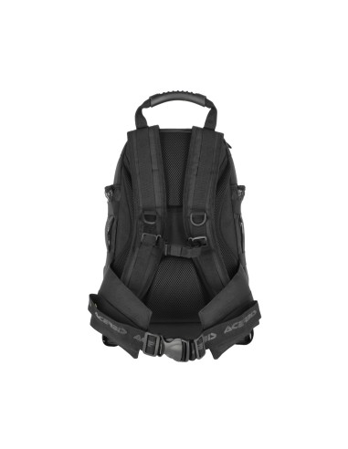mochila moto acerbis shadow logo 38l negra 0026012 090 enduro off road