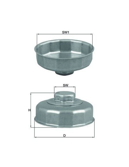 llave para filtros de aceite mahle ocs1
