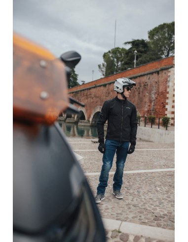 chaqueta acerbis ce x town color negro 0025644 090