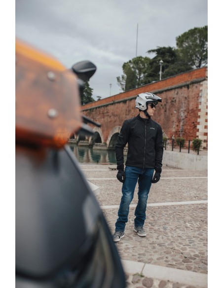 chaqueta acerbis ce x town color negro 0025644 090