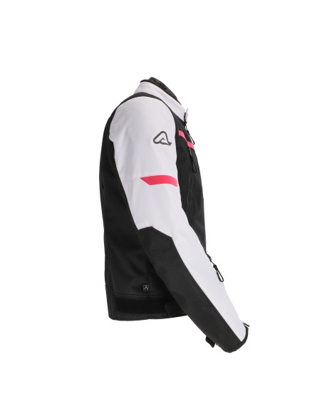 chaqueta acerbis ce x street lady negra y rosa 0024503 723